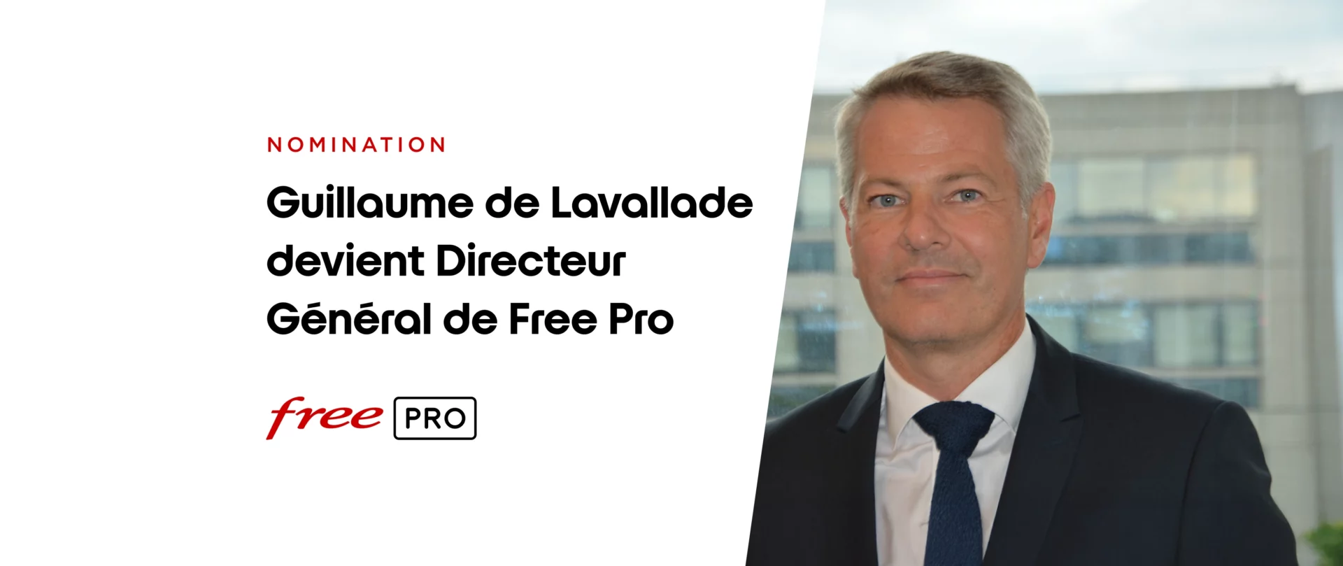 Guillaume de Lavallade est nommé Directeur Général de Free Pro
